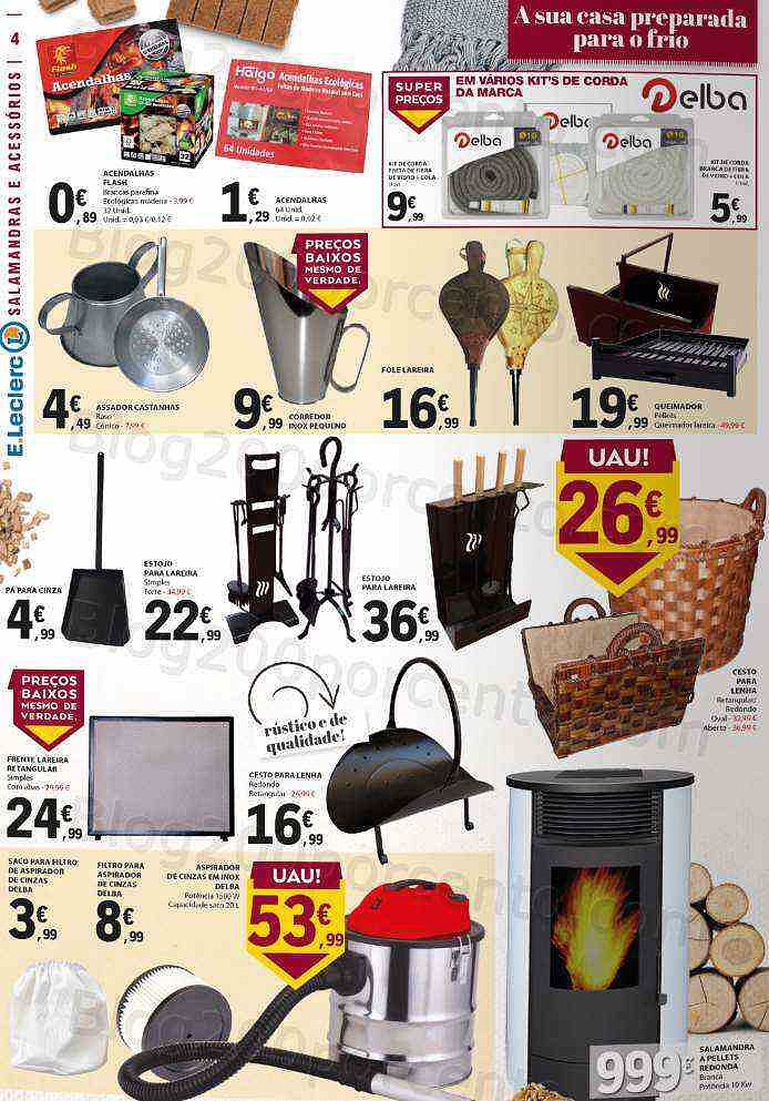 Antevisão Folheto E-LECLERC Especial Moda Outono - Inverno Promoções de 18 a 30 outubro