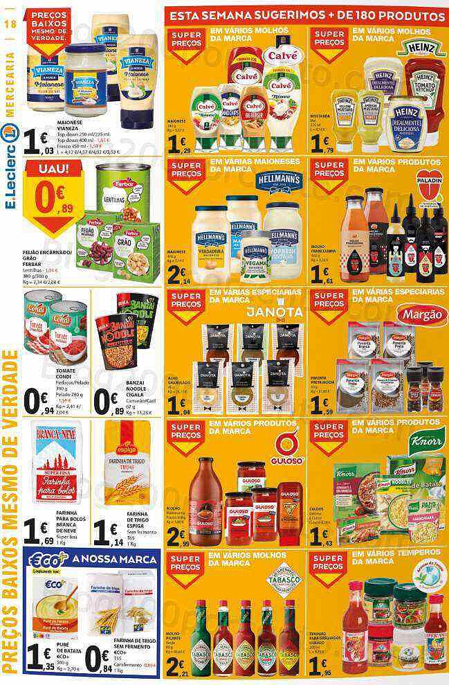Antevisão Folheto E-LECLERC Promoções de 29 setembro a 5 outubro