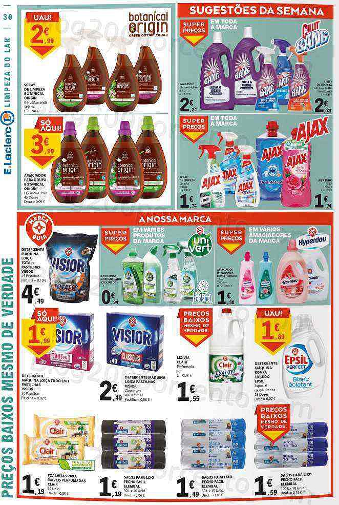 Antevisão Folheto E-LECLERC Promoções de 29 setembro a 5 outubro