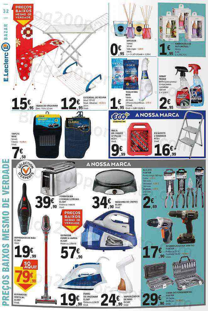 Antevisão Folheto E-LECLERC Bazar Promoções de 29 setembro a 5 outubro