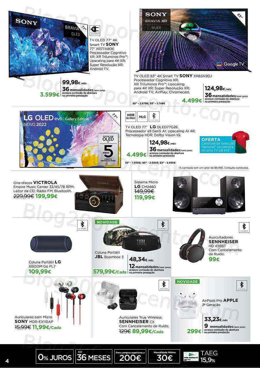 Antevisão Folheto EL CORTE INGLÉS Tecnologia Promoções de 30 setembro a 16 outubro