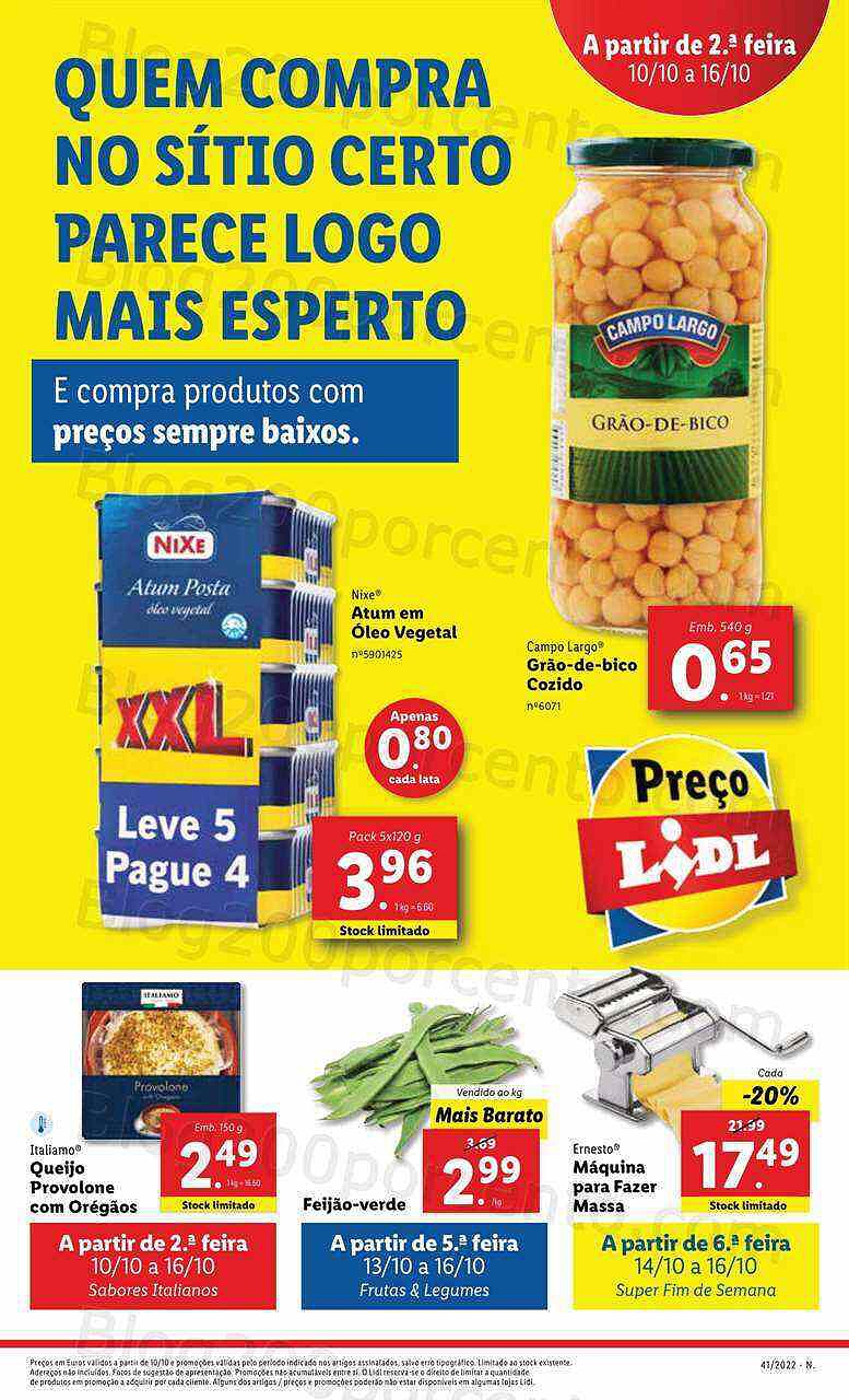 Antevisão Folheto LIDL Promoções de 10 a 16 outubro - Edição Digital