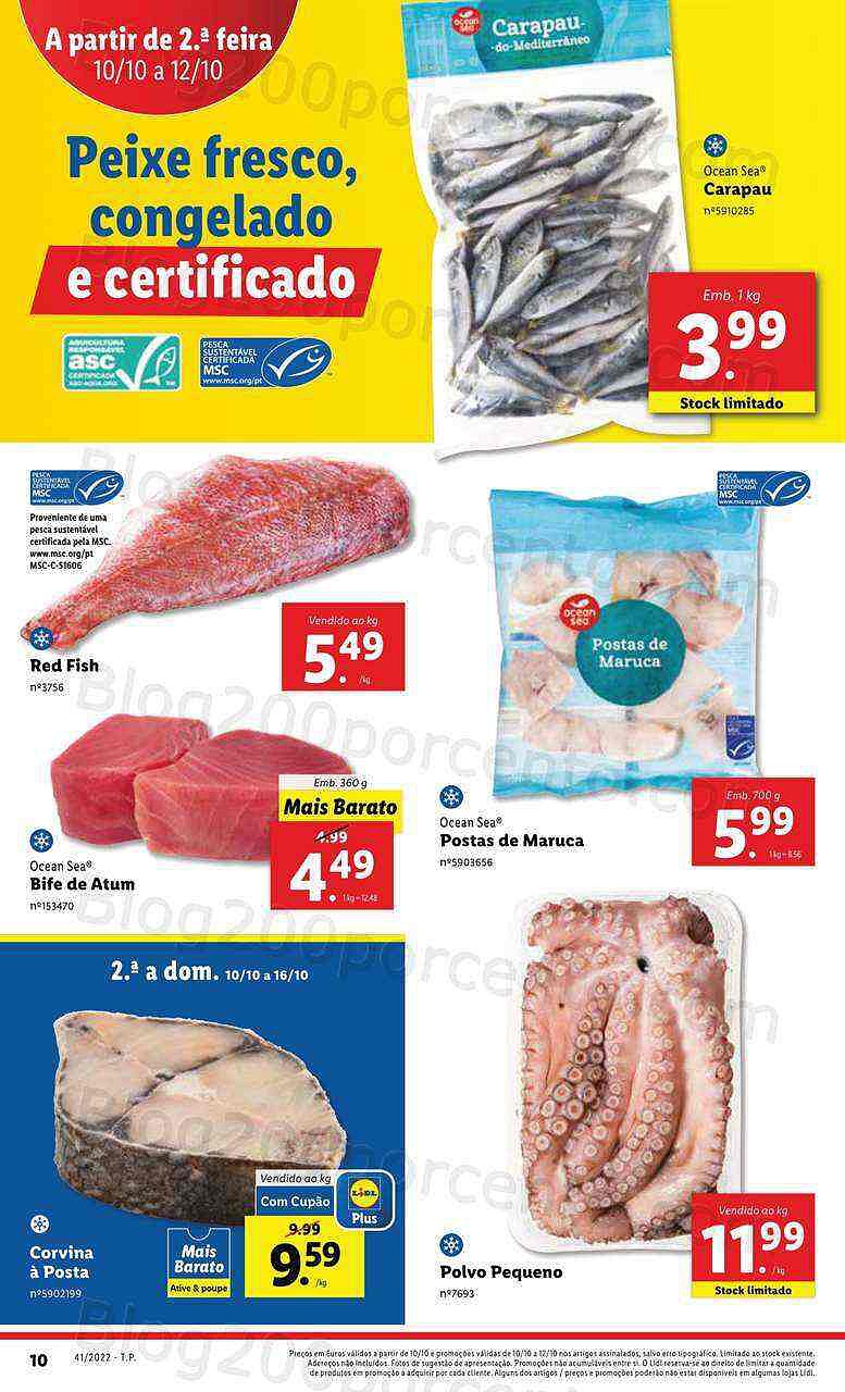 Antevisão Folheto LIDL Promoções de 10 a 16 outubro - Edição Digital