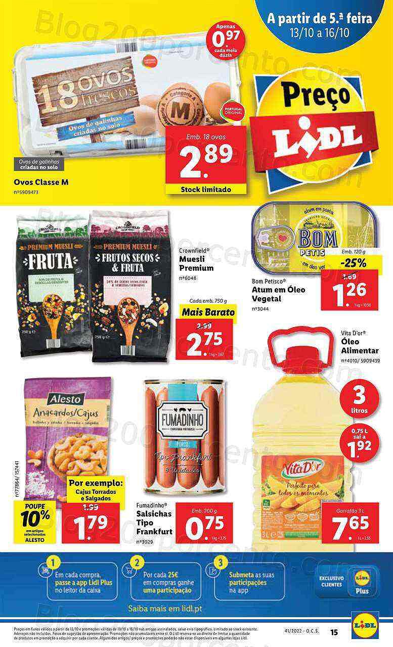 Antevisão Folheto LIDL Promoções de 10 a 16 outubro - Edição Digital