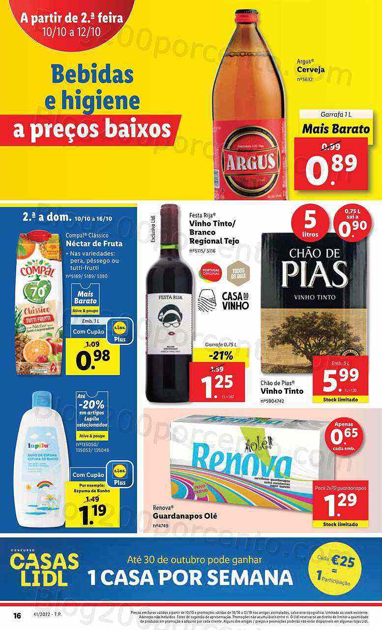 Antevisão Folheto LIDL Promoções de 10 a 16 outubro - Edição Digital