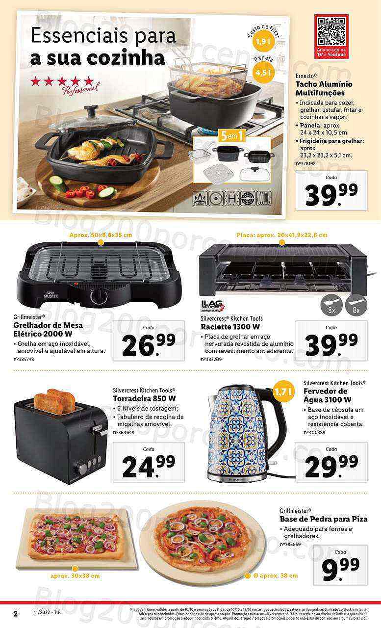 Antevisão Folheto LIDL Bazar Promoções de 10 a 16 outubro