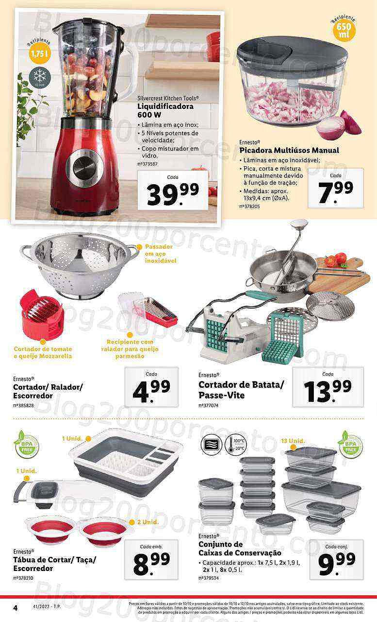 Antevisão Folheto LIDL Bazar Promoções de 10 a 16 outubro