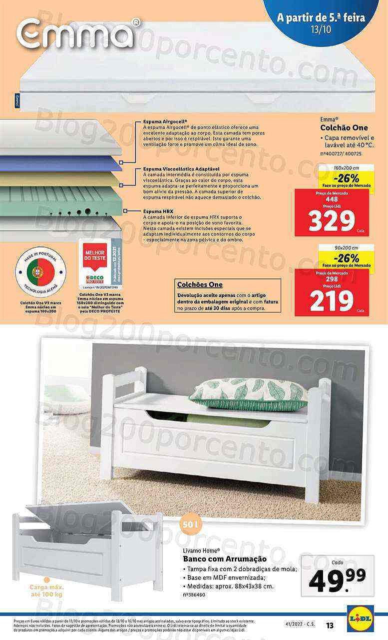 Antevisão Folheto LIDL Bazar Promoções de 10 a 16 outubro