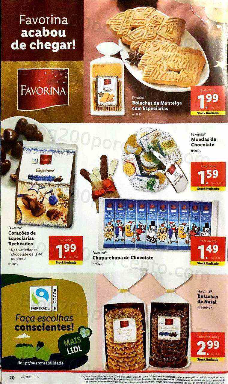 Antevisão Folheto LIDL Promoções de 17 a 23 outubro