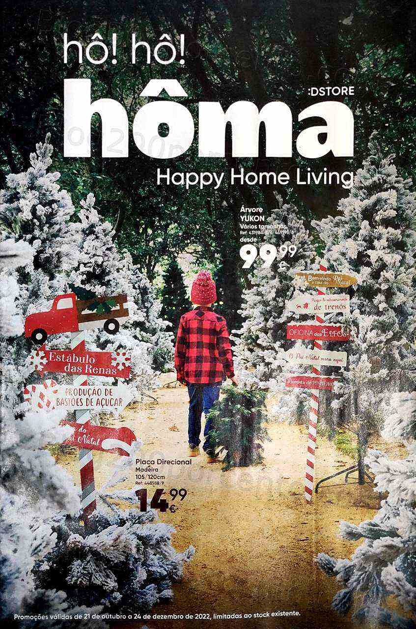 Antevisão Folheto HÔMA Natal Promoções de 21 outubro a 24 dezembro