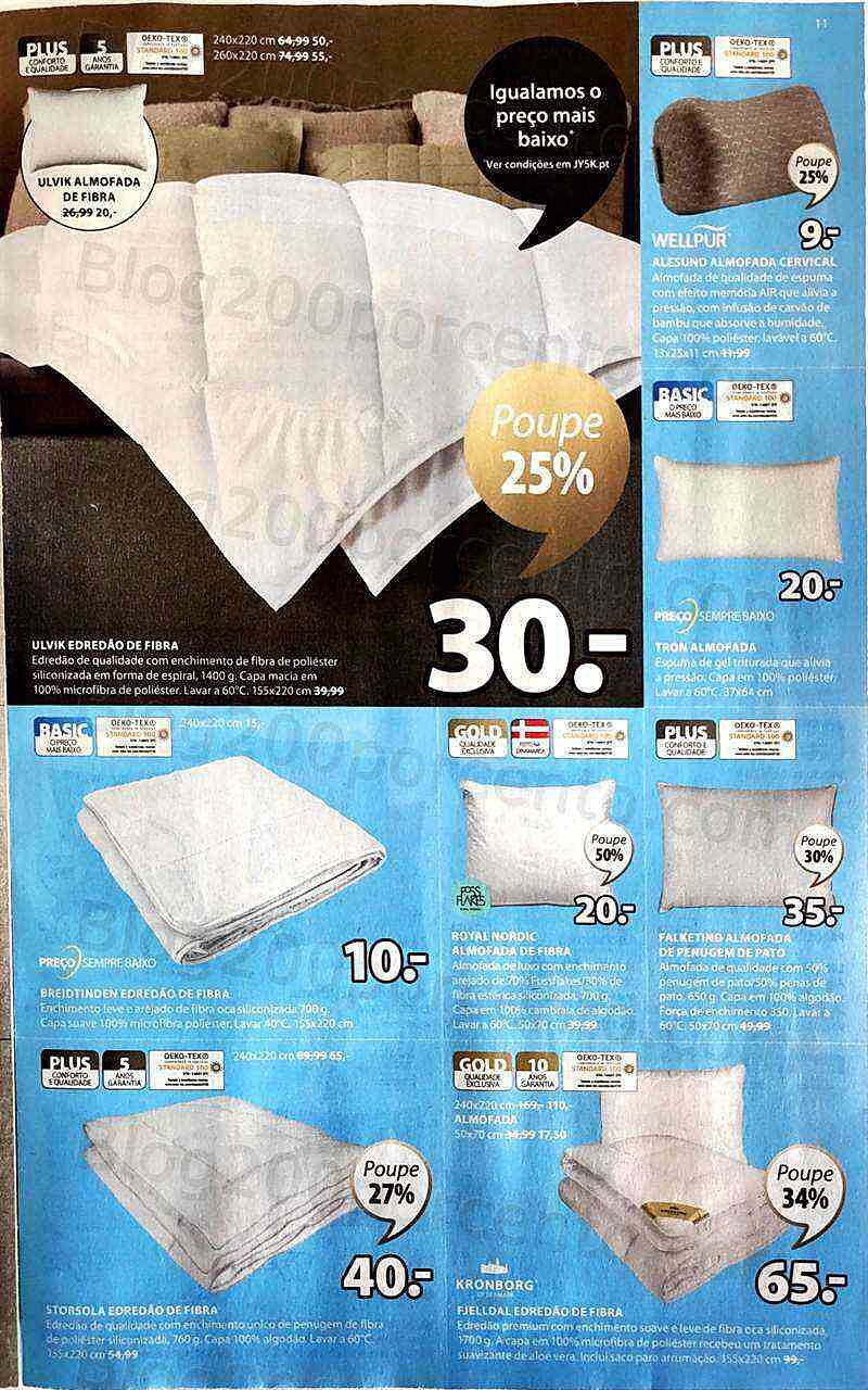 Antevisão Folheto JYSK Promoções de 6 a 19 outubro