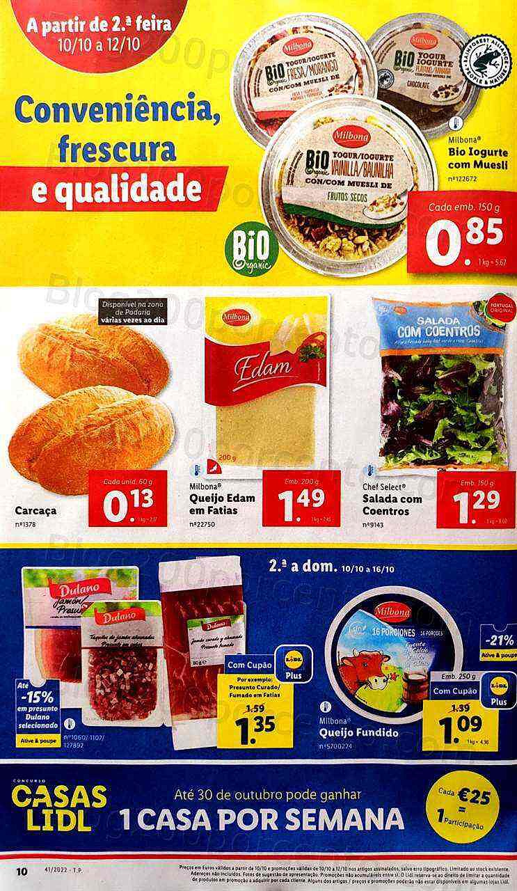 Antevisão Folheto LIDL Promoções de 10 a 16 outubro