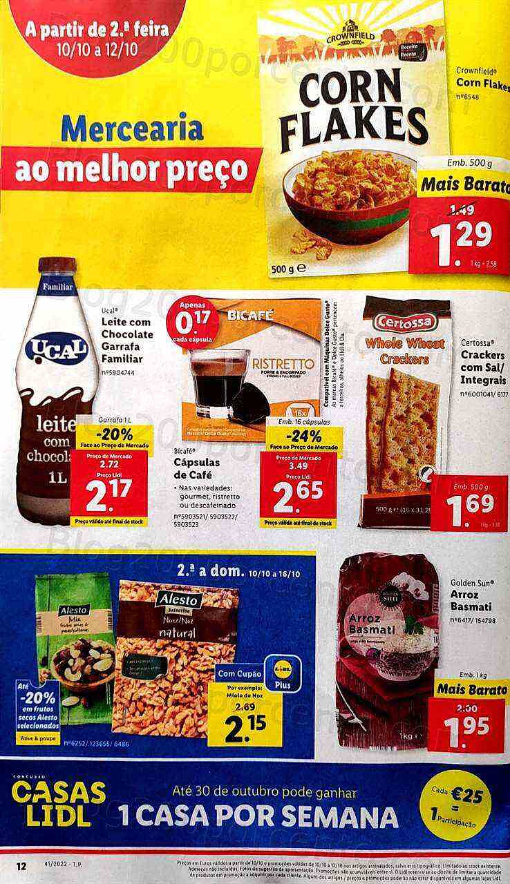 Antevisão Folheto LIDL Promoções de 10 a 16 outubro