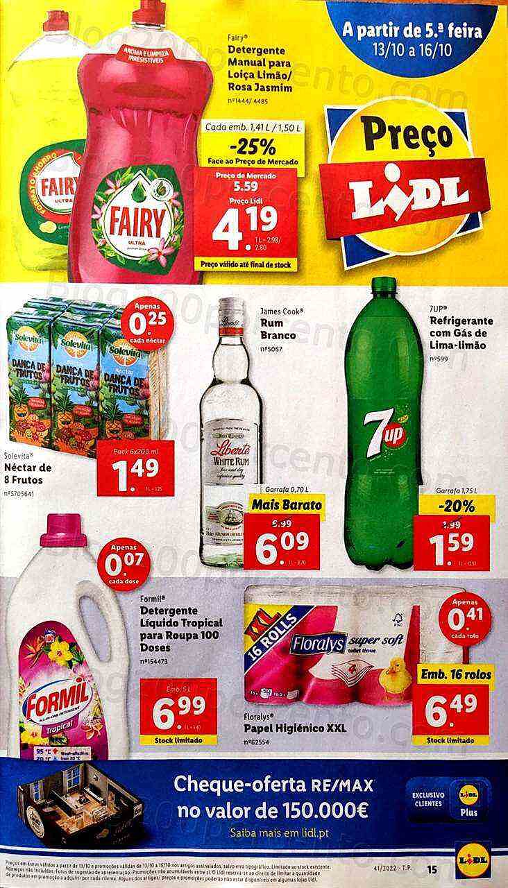 Antevisão Folheto LIDL Promoções de 10 a 16 outubro