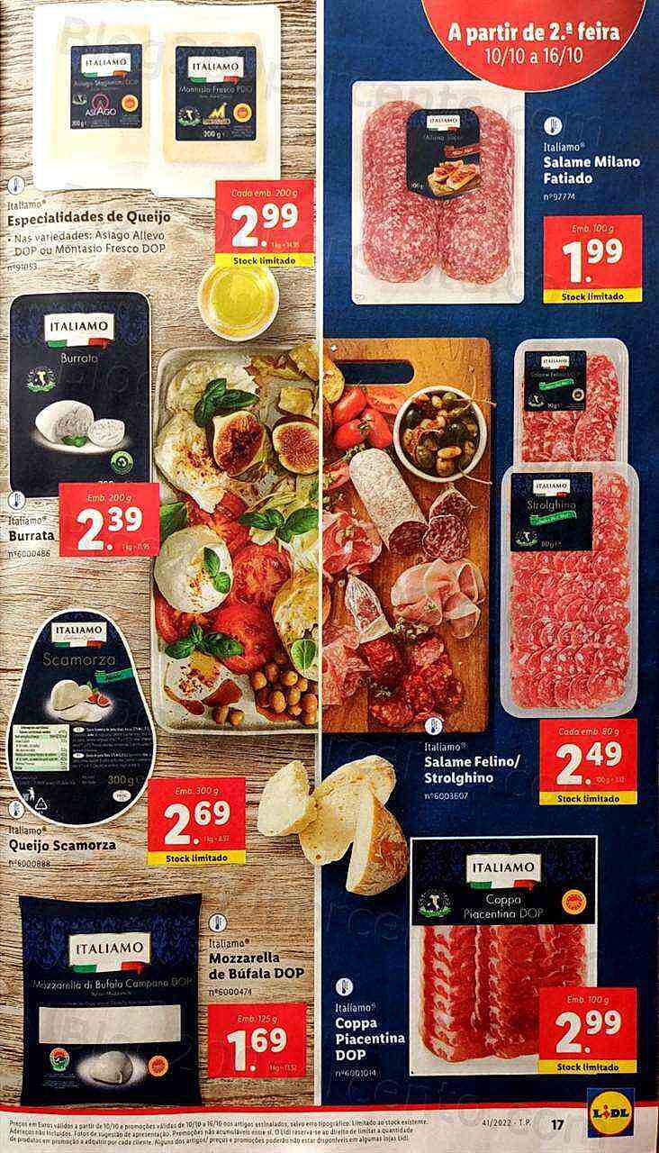 Antevisão Folheto LIDL Promoções de 10 a 16 outubro