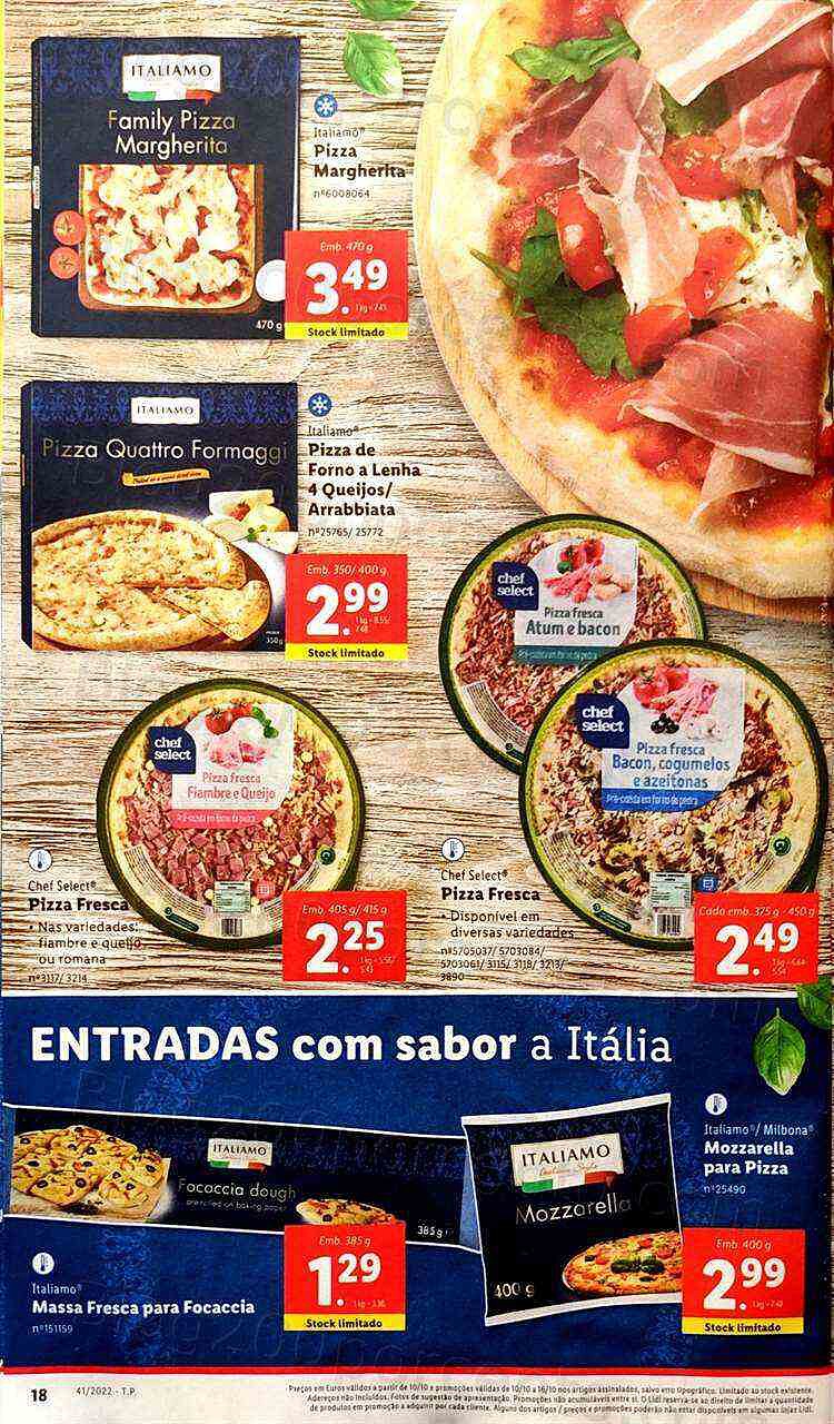 Antevisão Folheto LIDL Promoções de 10 a 16 outubro