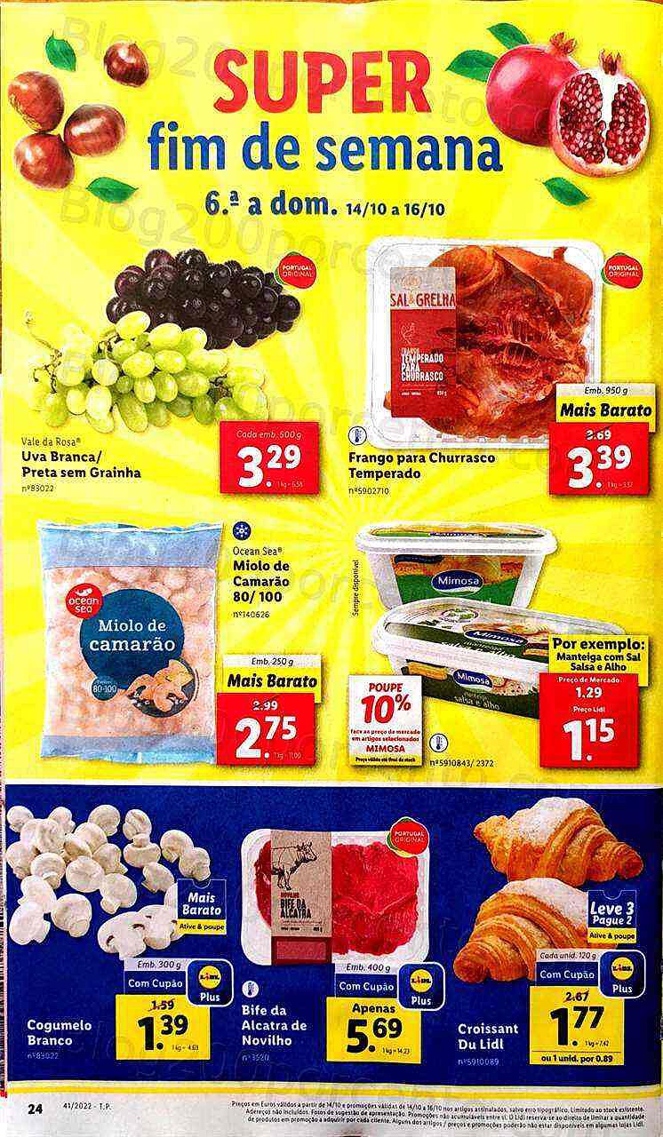 Antevisão Folheto LIDL Promoções de 10 a 16 outubro