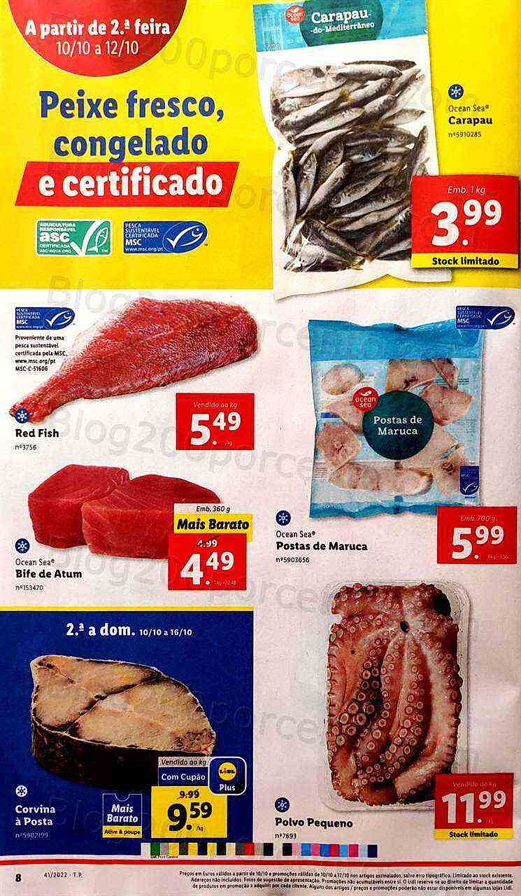 Antevisão Folheto LIDL Promoções de 10 a 16 outubro