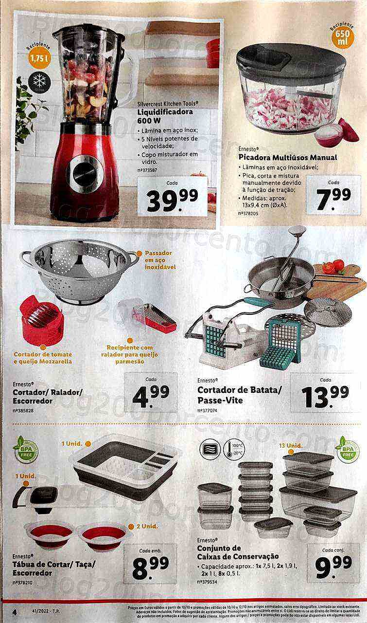 Antevisão Folheto LIDL Bazar Promoções de 10 a 16 outubro