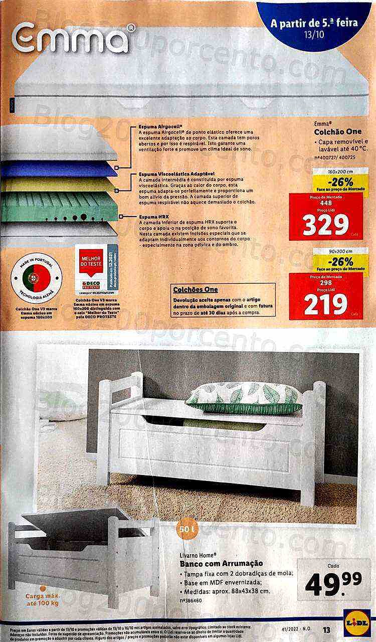 Antevisão Folheto LIDL Bazar Promoções a partir de 13 outubro