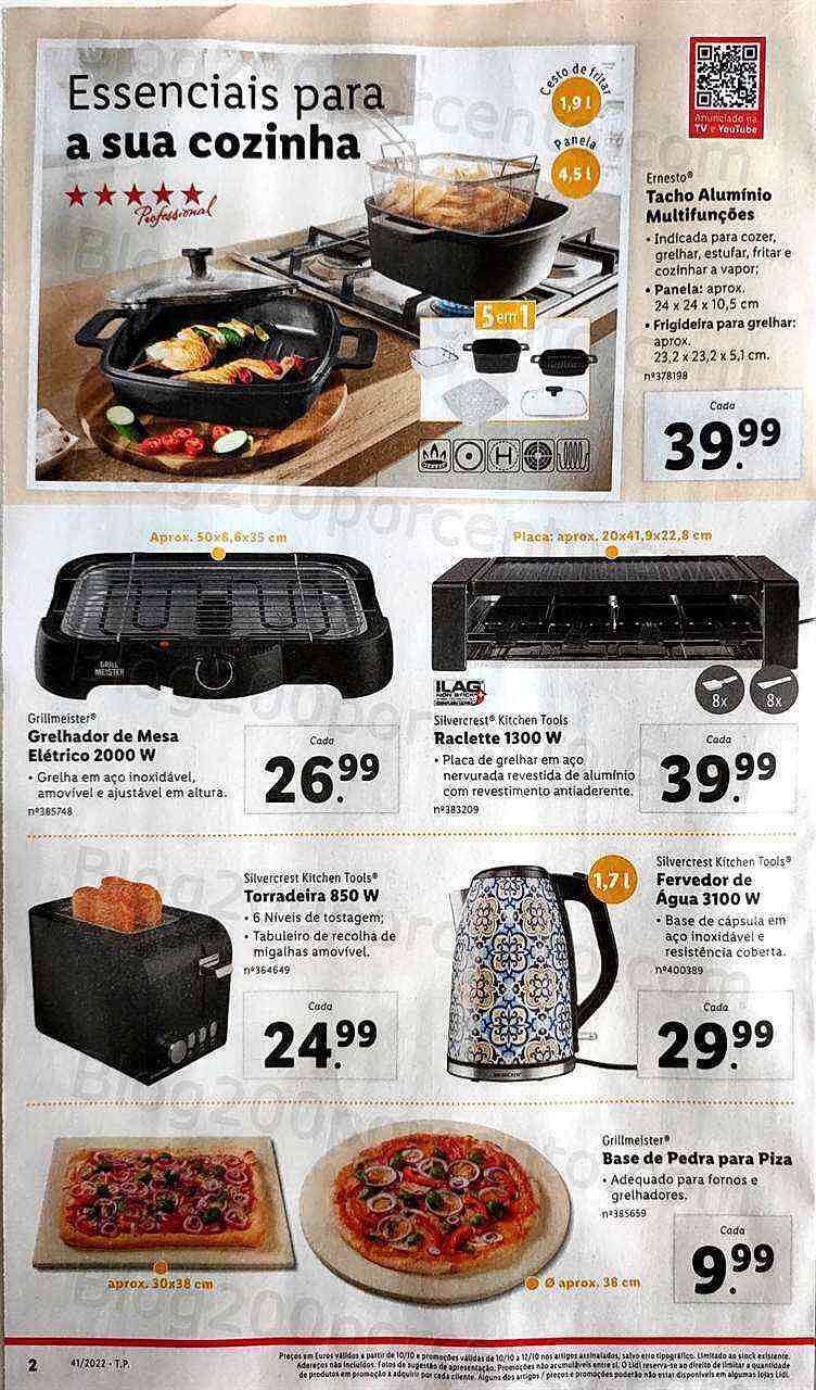Antevisão Folheto LIDL Bazar Promoções de 10 a 16 outubro