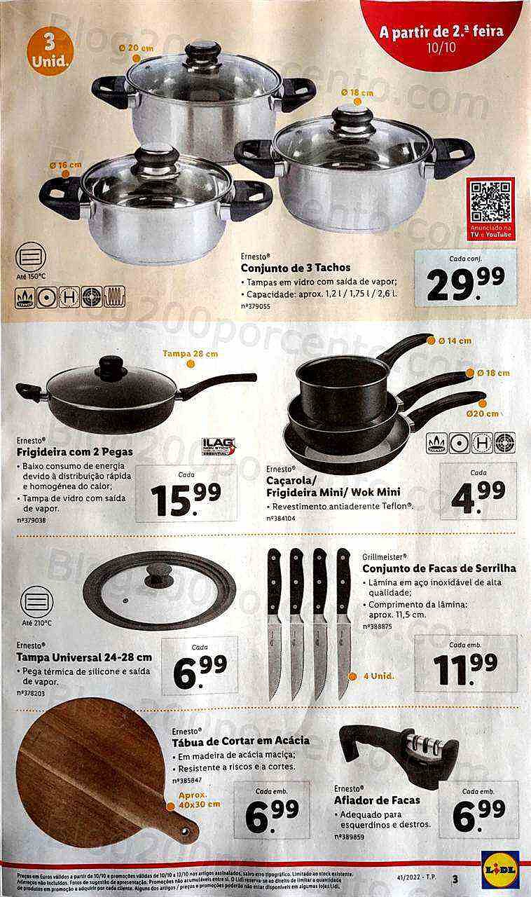 Antevisão Folheto LIDL Bazar Promoções de 10 a 16 outubro