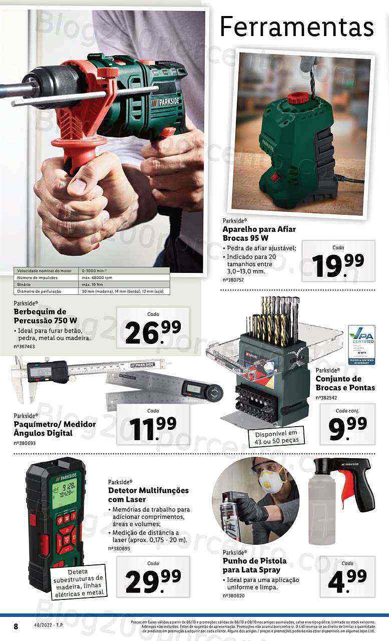Antevisão Folheto LIDL Bazar Promoções a partir de 6 outubro
