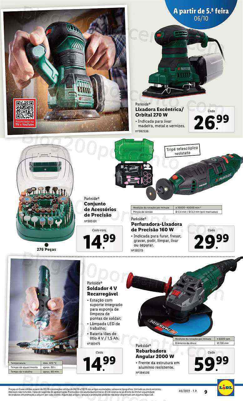 Antevisão Folheto LIDL Bazar Promoções a partir de 6 outubro