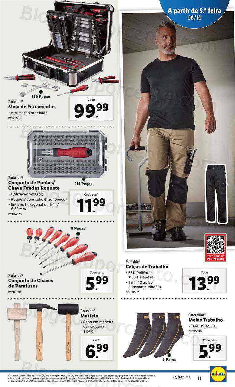 Antevisão Folheto LIDL Bazar Promoções a partir de 6 outubro