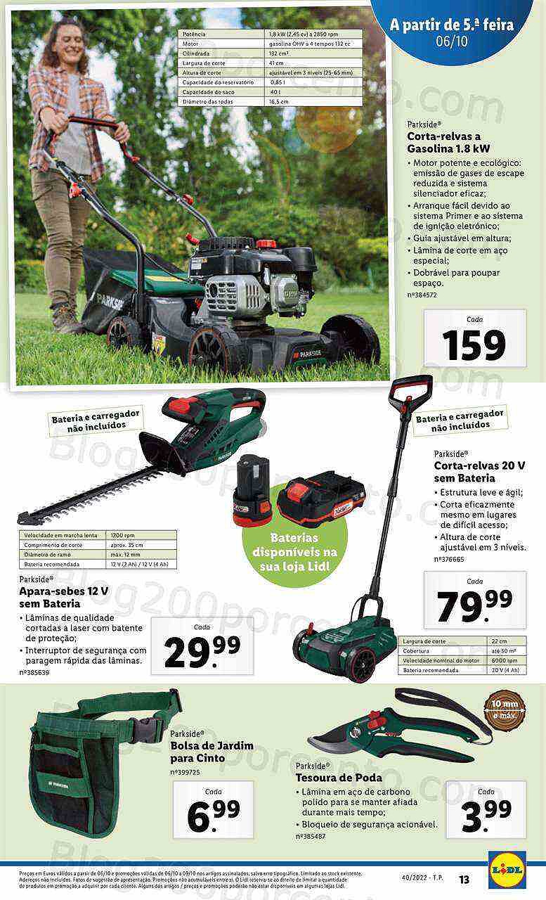 Antevisão Folheto LIDL Bazar Promoções a partir de 6 outubro