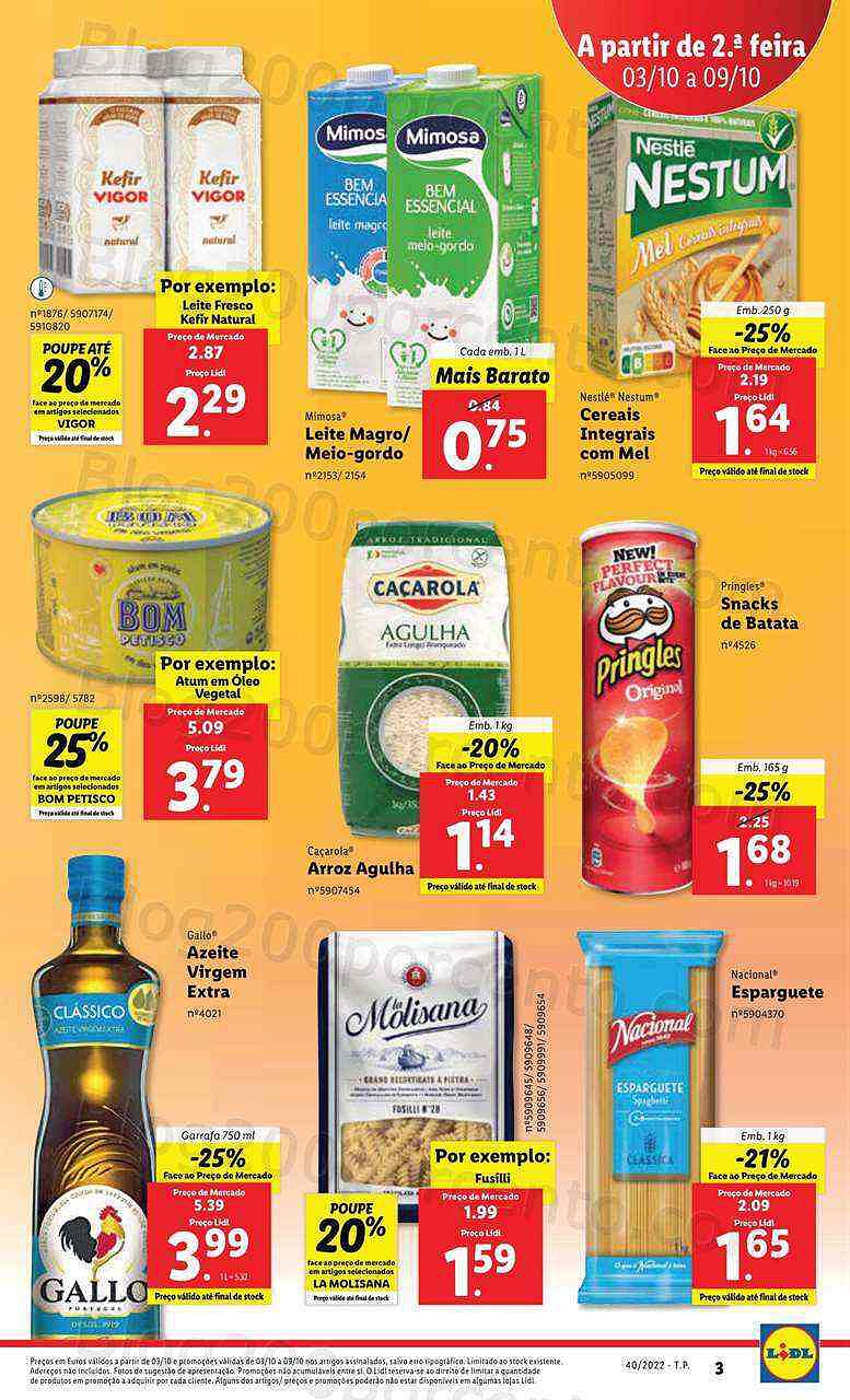 Antevisão Folheto LIDL Promoções de 3 a 9 outubro