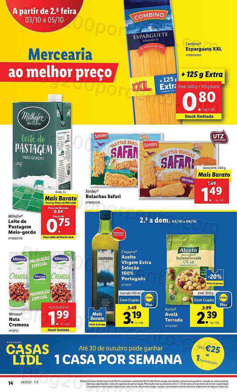 Antevisão Folheto LIDL Promoções de 3 a 9 outubro