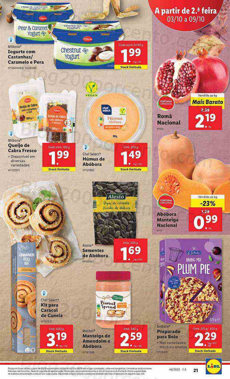 Antevisão Folheto LIDL Promoções de 3 a 9 outubro