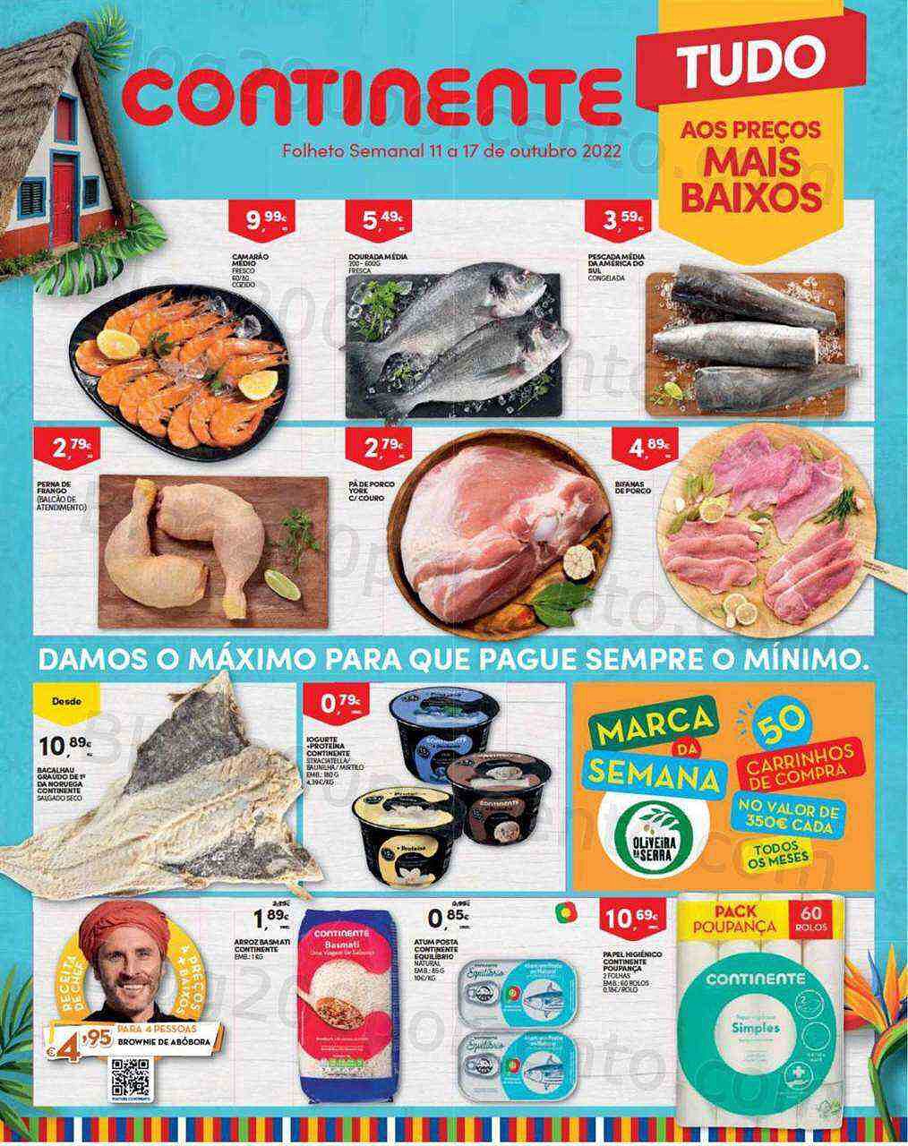 Antevisão Folheto CONTINENTE Madeira Promoções de 11 a 17 outubro