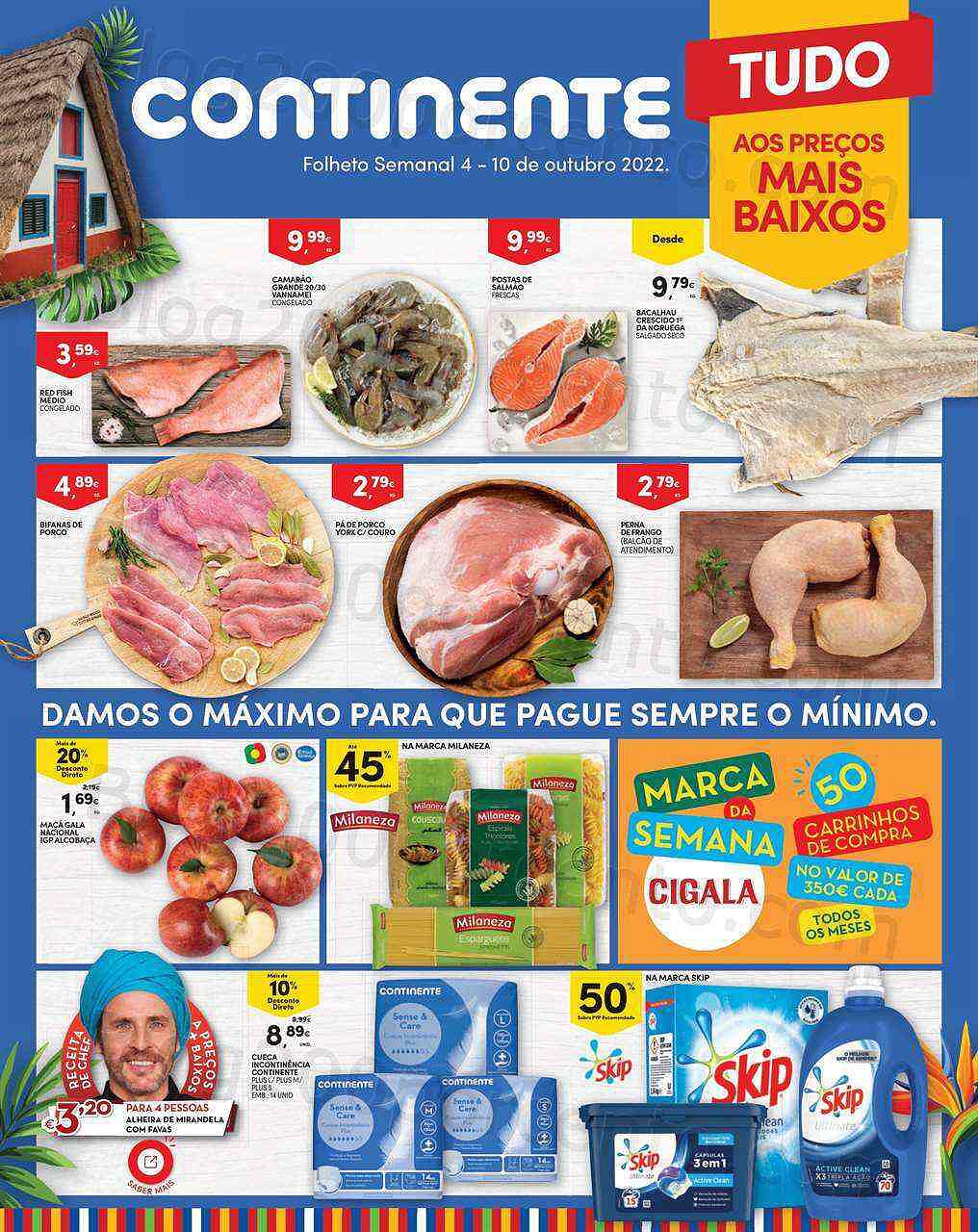 Antevisão Folheto CONTINENTE Madeira Promoções de 4 a 10 outubro