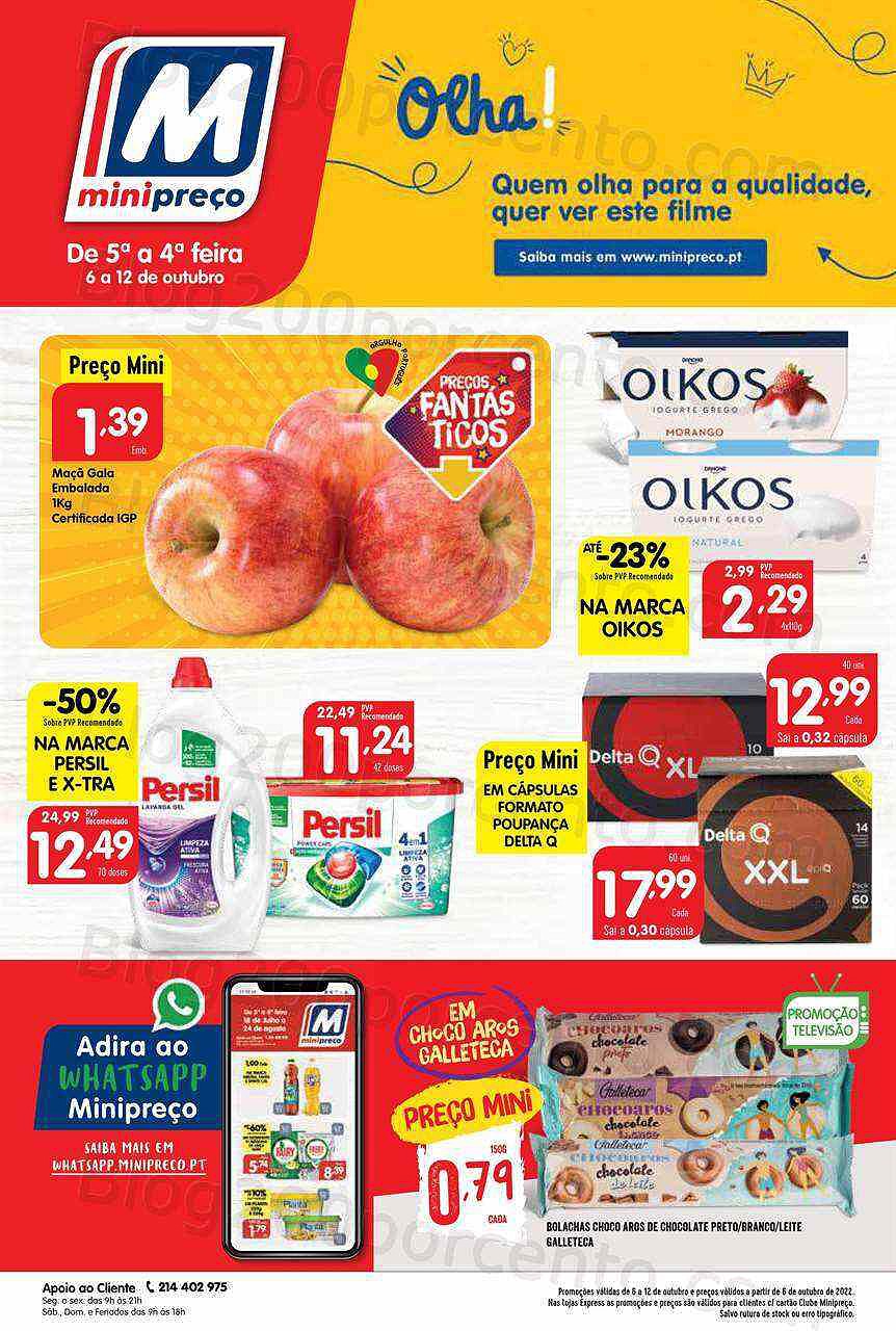 Antevisão Folheto MINIPREÇO Promoções de 6 a 12 outubro