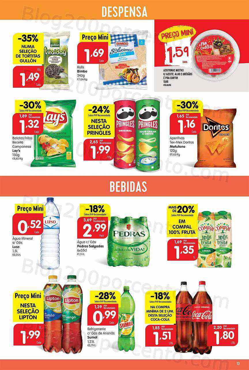 Antevisão Folheto MINIPREÇO Promoções de 13 a 19 outubro