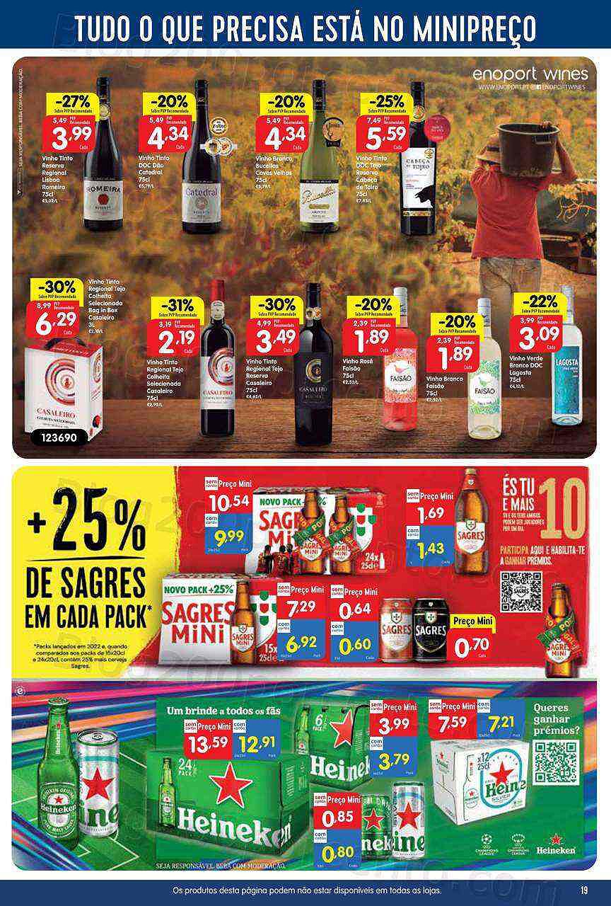 Antevisão Folheto MINIPREÇO Promoções de 13 a 19 outubro