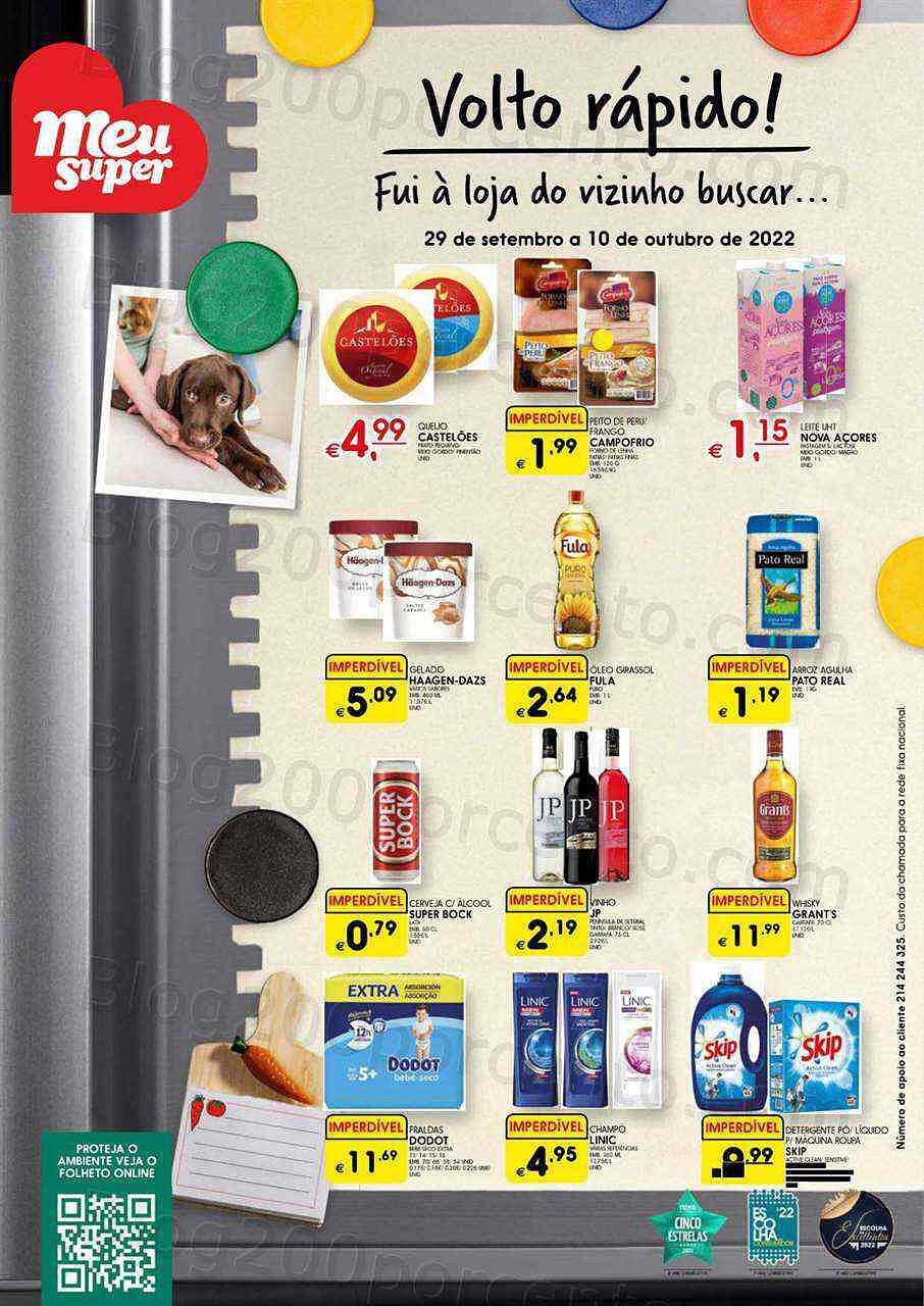 Antevisão Folheto MEU SUPER Promoções de 29 setembro a 10 outubro