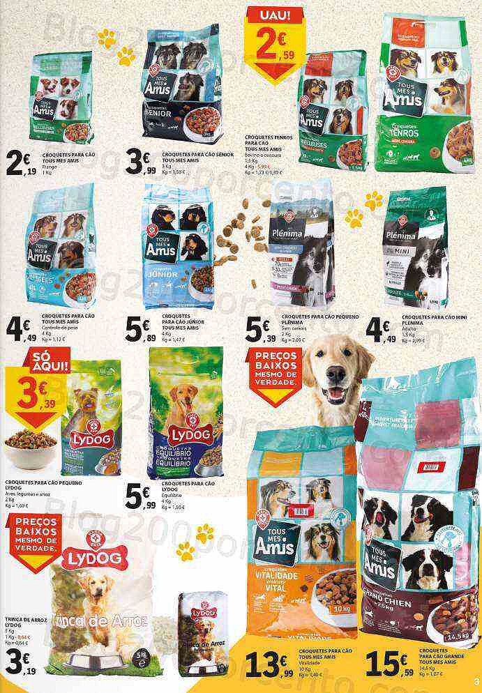 Antevisão Folheto E-LECLERC Especial Pets Promoções de 1 a 31 outubro