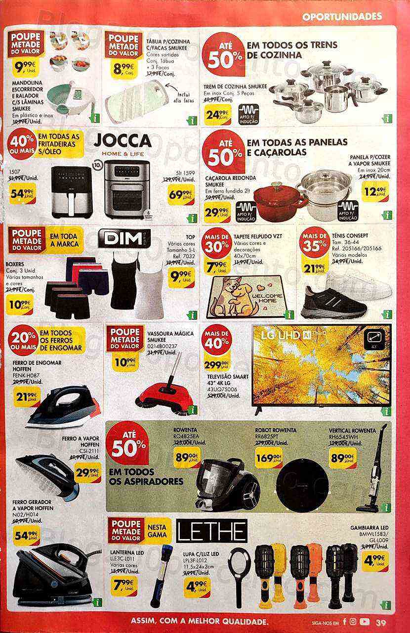 Antevisão Folheto PINGO DOCE Bazar Promoções de 11 a 17 outubro