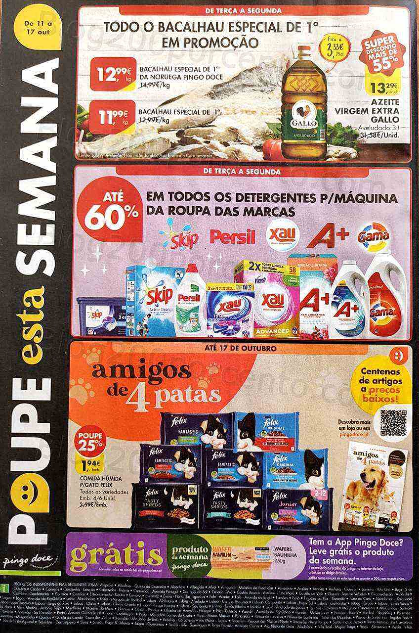 Antevisão Folheto PINGO DOCE Promoções de 11 a 17 outubro