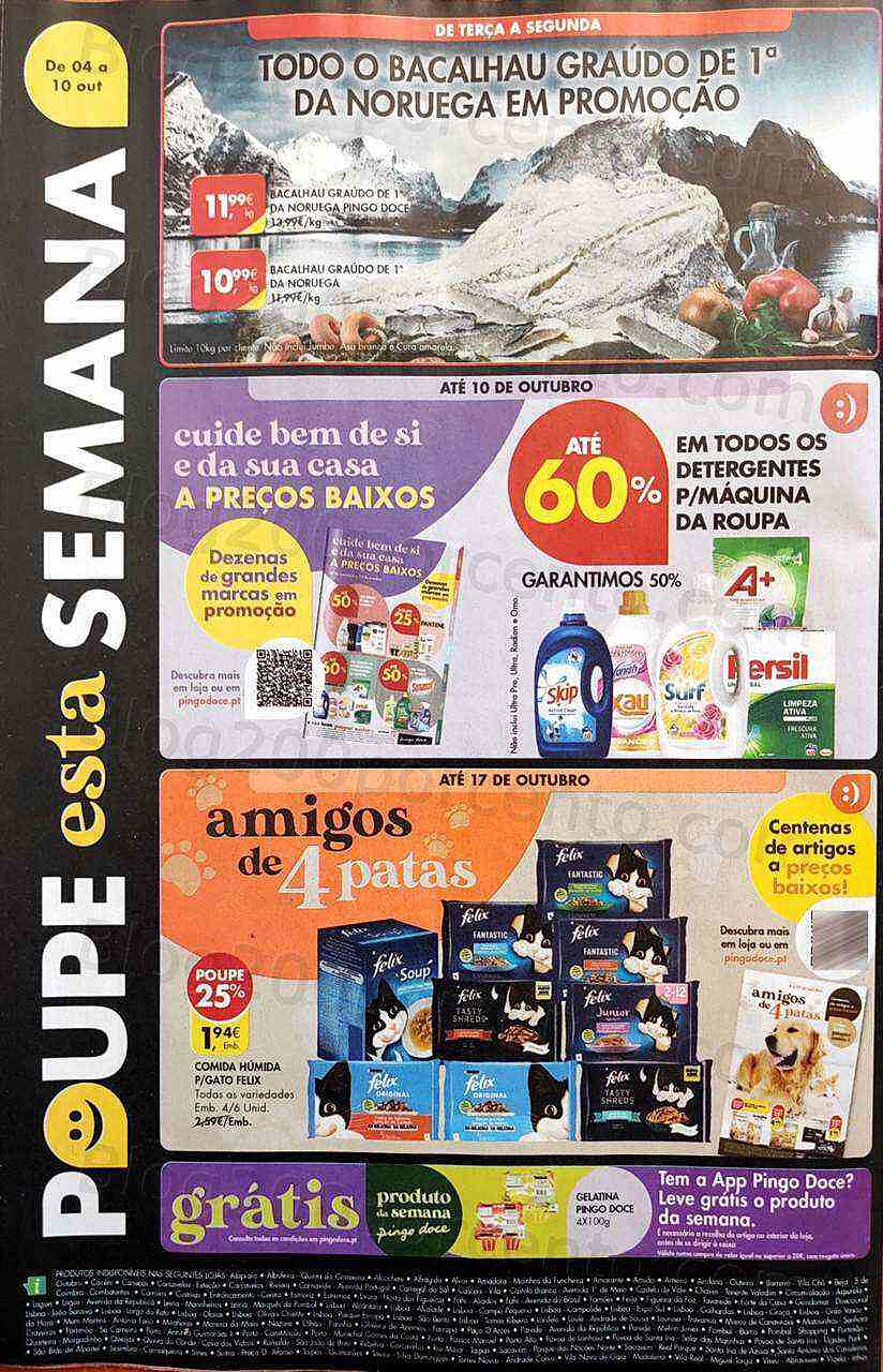 Antevisão Folheto PINGO DOCE Promoções de 4 a 10 outubro