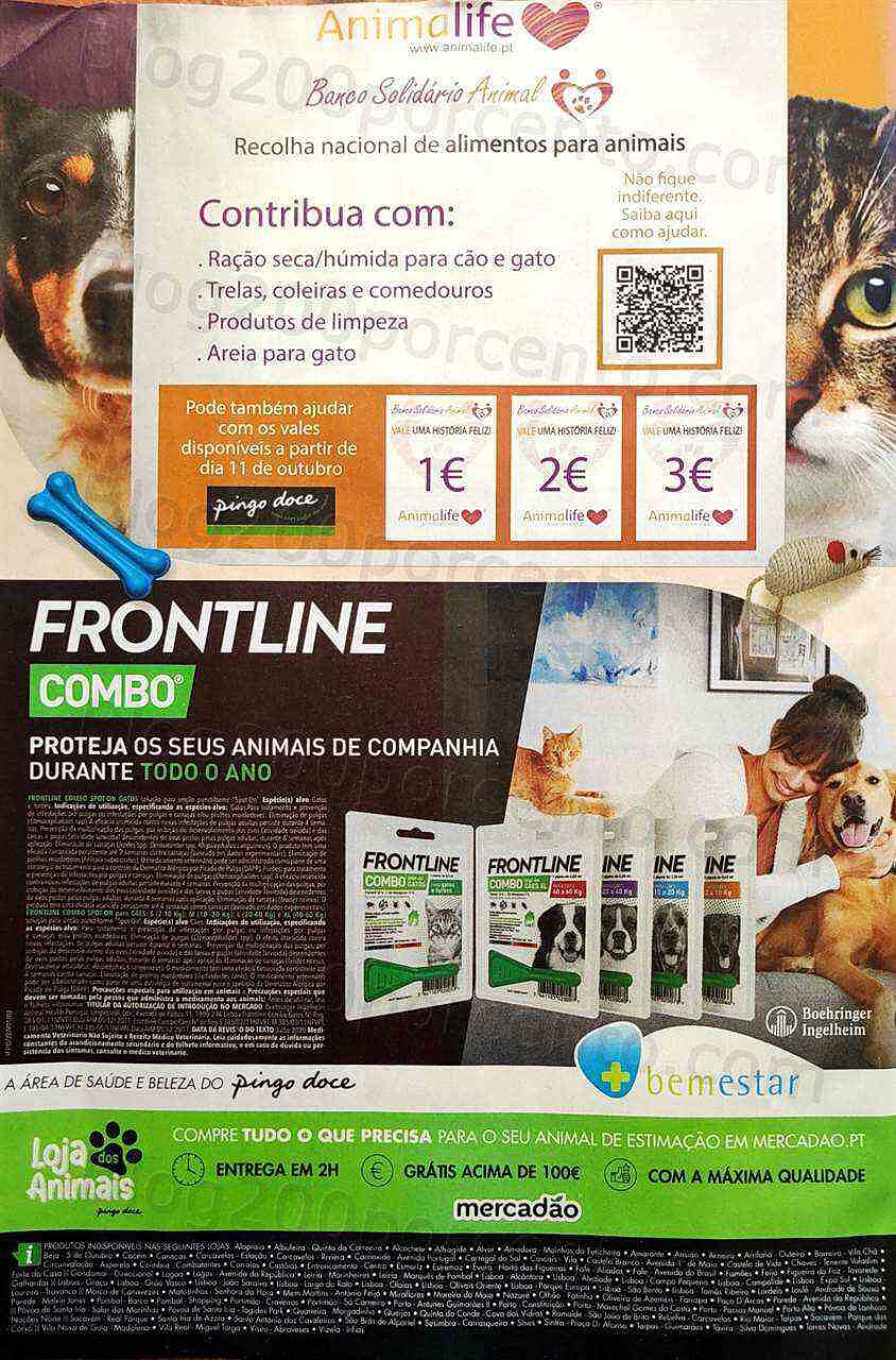 Antevisão Folheto PINGO DOCE Animais Promoções de 4 a 17 outubro
