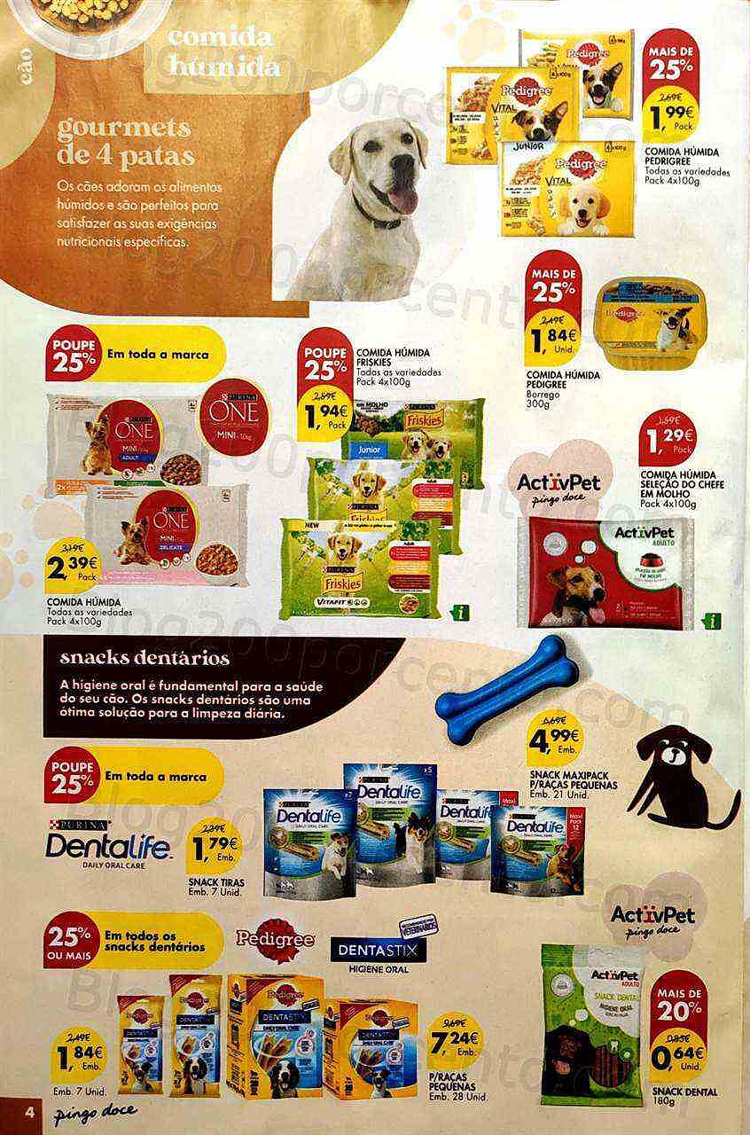 Antevisão Folheto PINGO DOCE Animais Promoções de 4 a 17 outubro