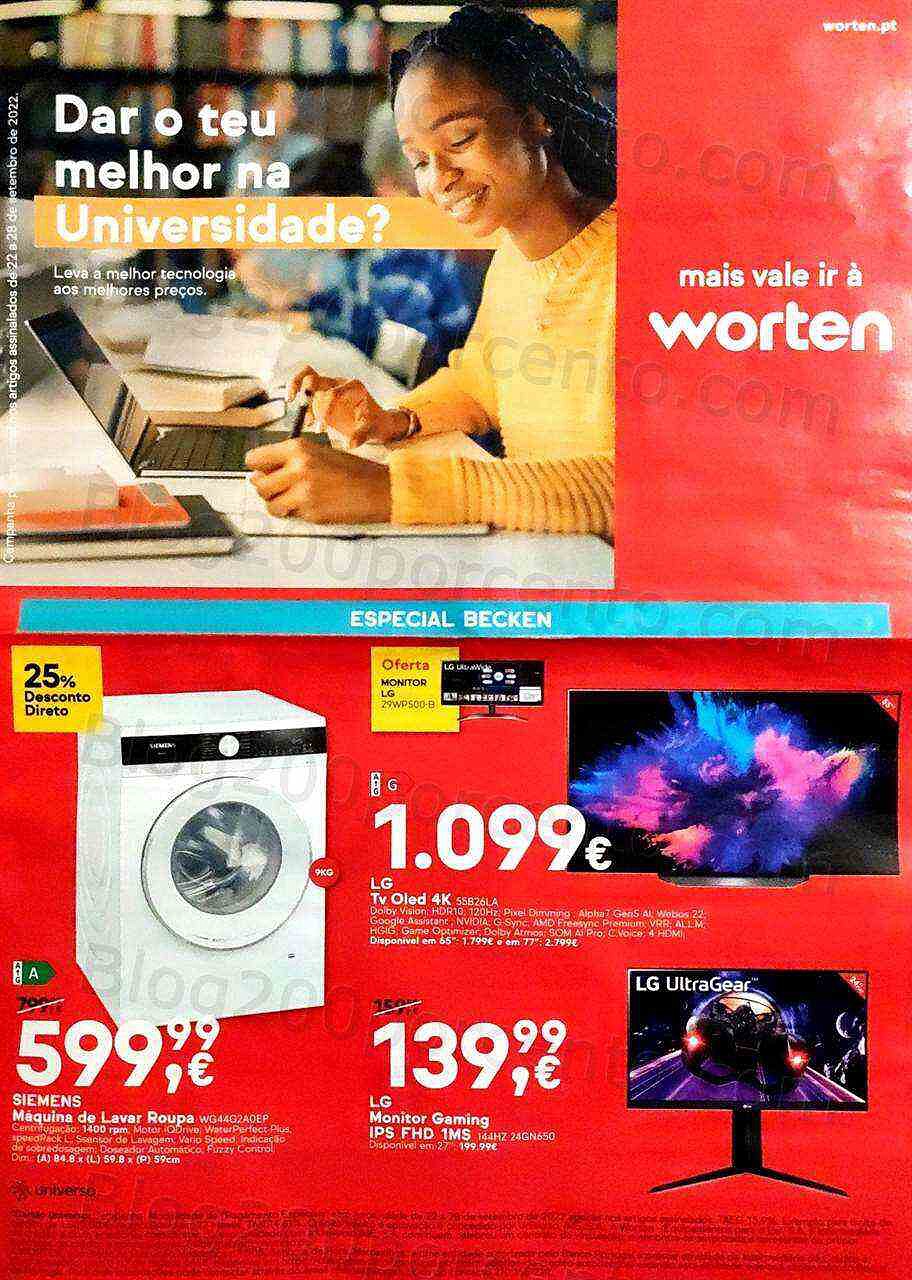 Antevisão Folheto WORTEN Promoções de 22 a 28 setembro