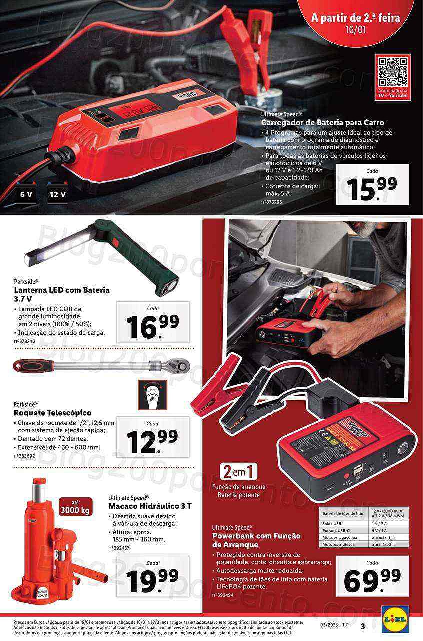 Antevisão Folheto LIDL Bazar Promoções de 16 a 22 janeiro