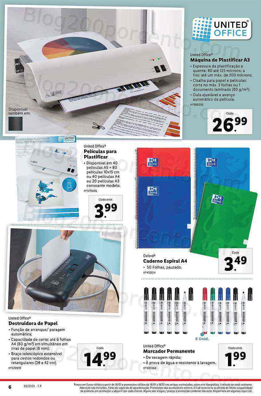 Antevisão Folheto LIDL Bazar Promoções de 16 a 22 janeiro