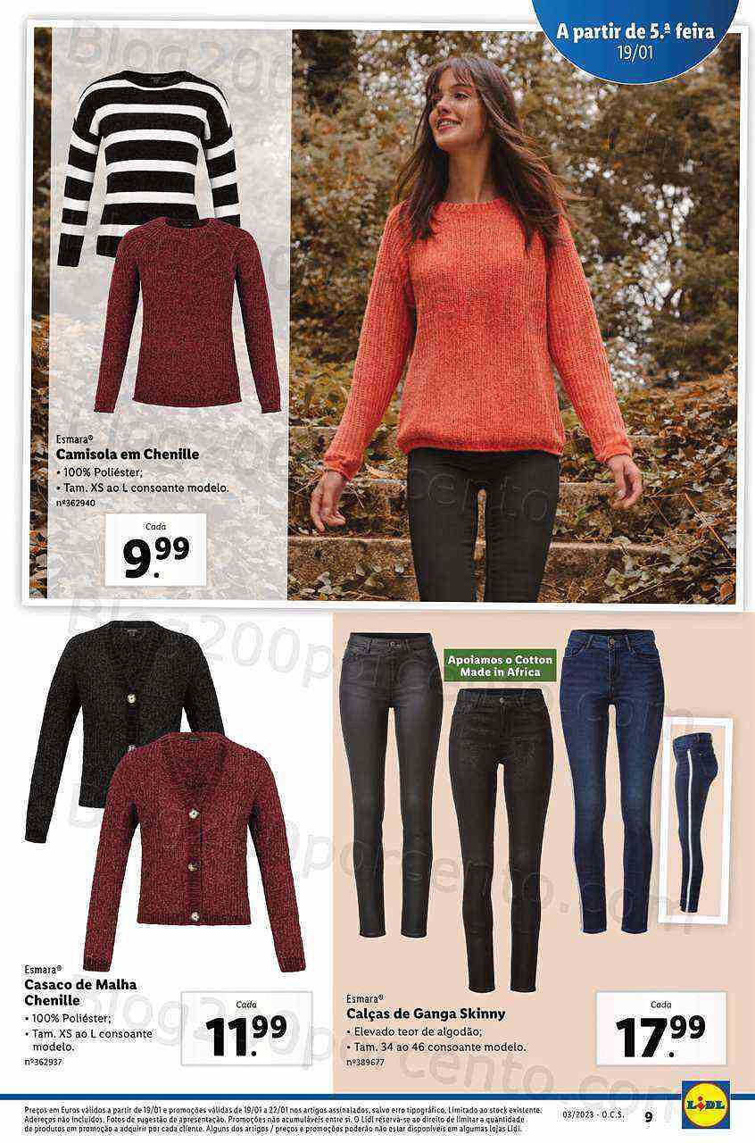 Antevisão Folheto LIDL Bazar Promoções de 16 a 22 janeiro