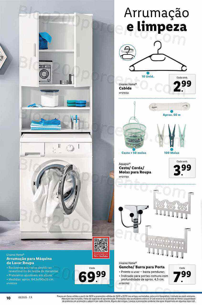 Antevisão Folheto LIDL Bazar Promoções de 16 a 22 janeiro